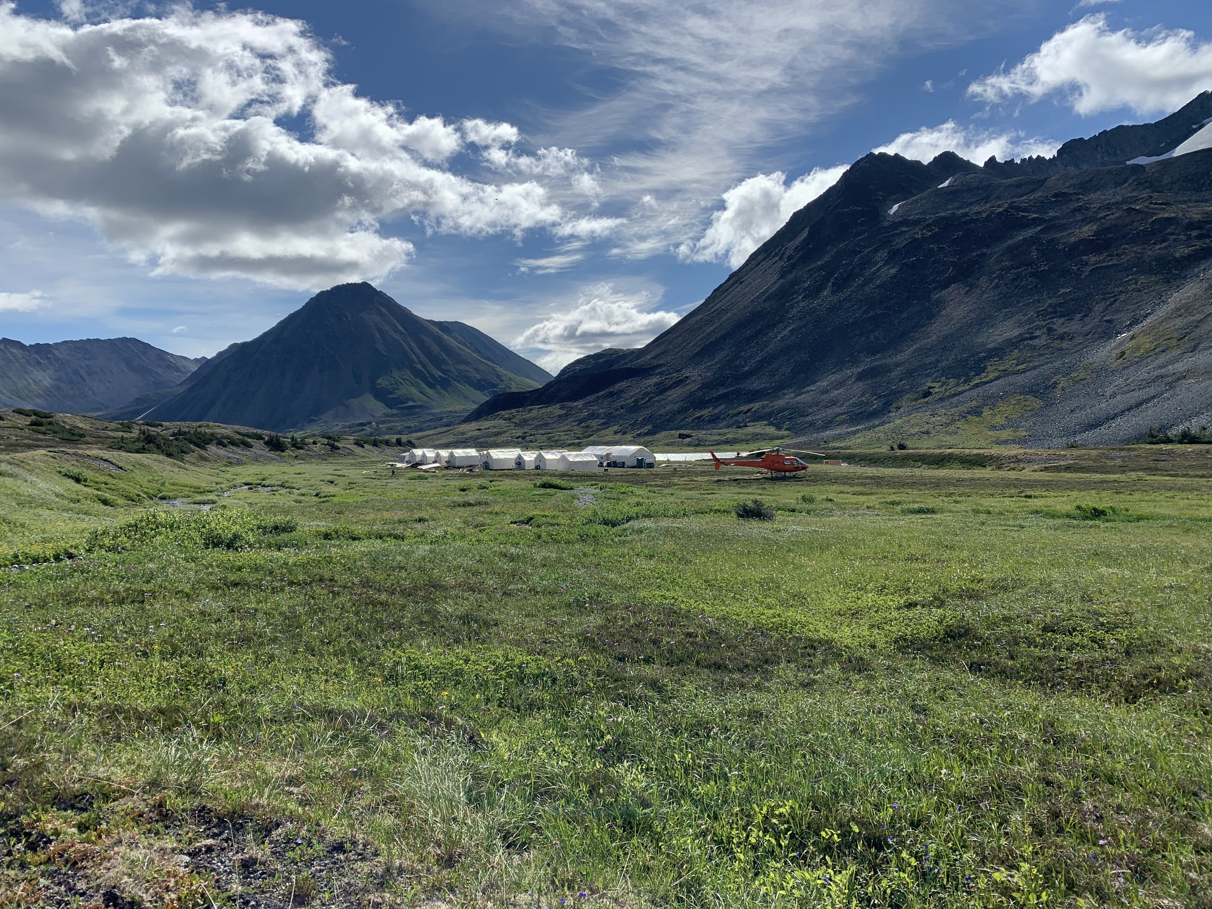 Pacific Ridge exploration camp in British Columbia